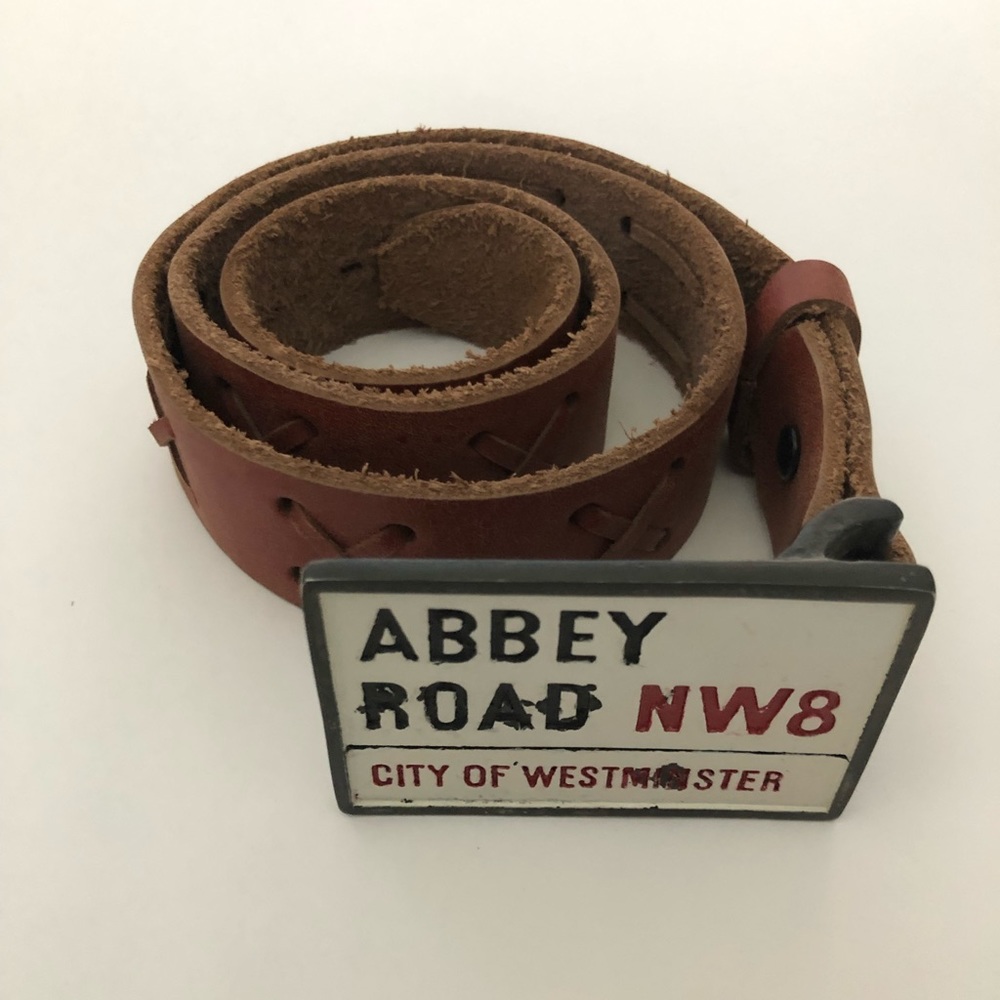 ABBEY ROAD NW8 The Beatles Leather belt M
